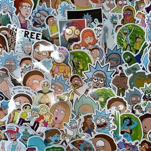 50 Rick and Morty Stickers